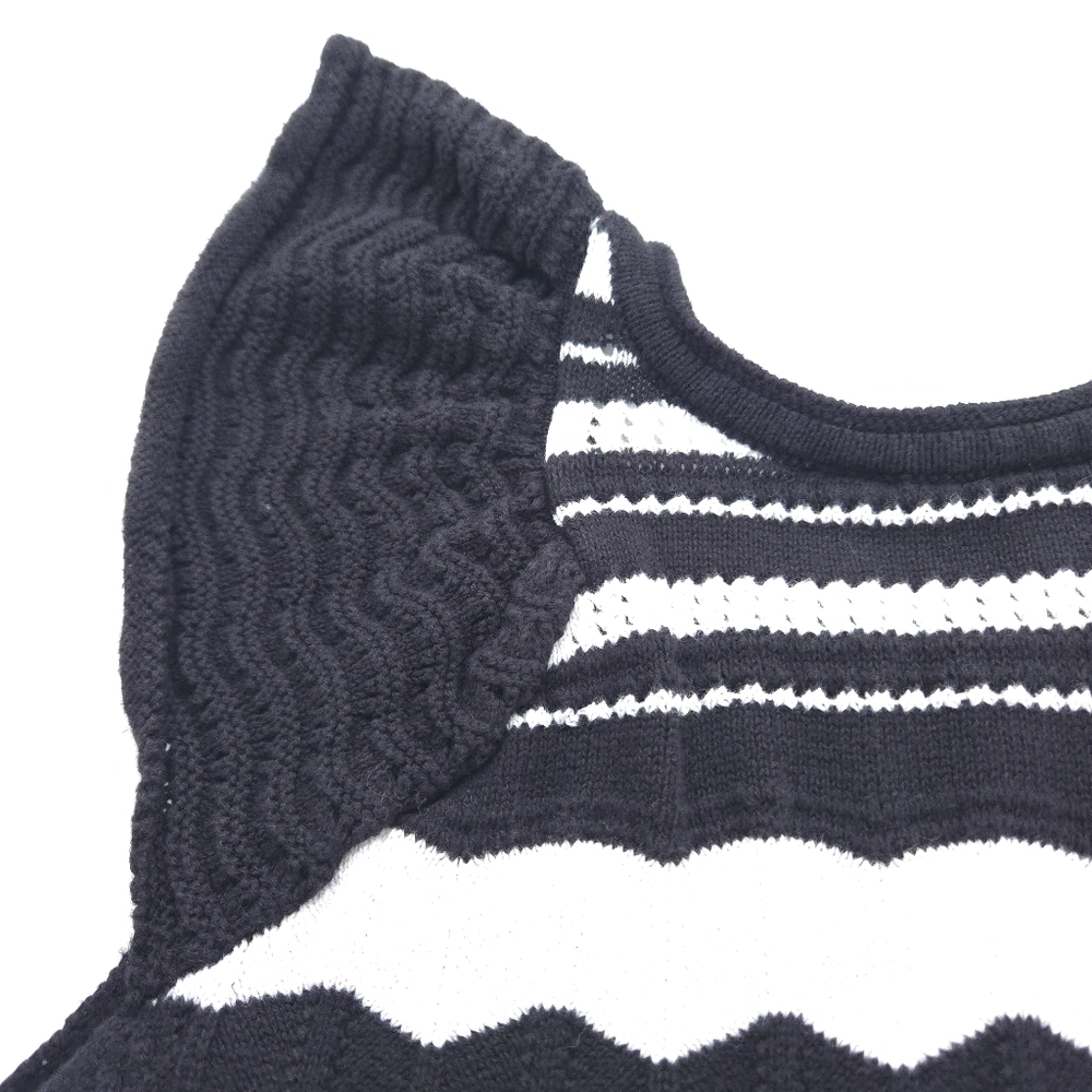 Gap Kids Black White Crochet Sweater Tank Top size XXL (14-16 Years) - Picture 13 of 13